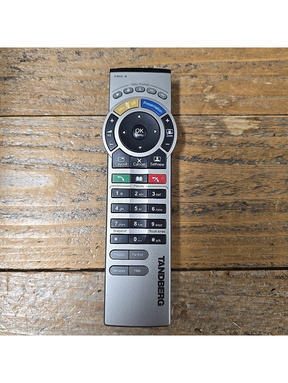 Tandberg TRC 4 Video Conference Remote Control for MPX or EDGE Systems